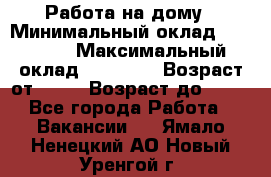 Работа на дому › Минимальный оклад ­ 15 000 › Максимальный оклад ­ 45 000 › Возраст от ­ 18 › Возраст до ­ 50 - Все города Работа » Вакансии   . Ямало-Ненецкий АО,Новый Уренгой г.